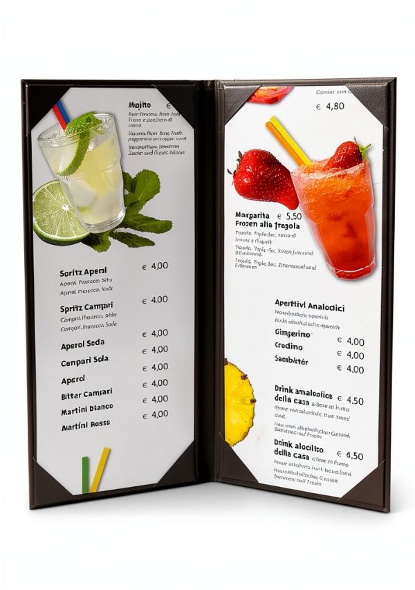 GBW Menu Cover Clear PVC Sheets Restaurant Hotel Insert-0