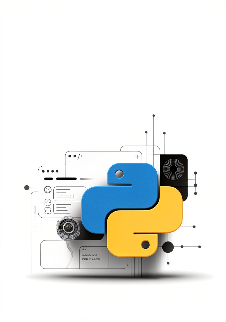 Python Application Development Kindle book open on a tablet