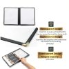 AMGSH Menu Covers Clear PVC 2 Page 4 View 12 Pack-3