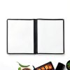 AMGSH Menu Covers Clear PVC 2 Page 4 View 12 Pack-1