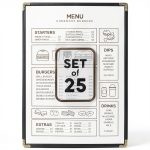 Granatan Menu Covers Durable Plastic Professional Restaurant-0