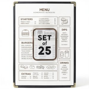 Granatan Menu Covers Durable Plastic Professional Restaurant-0