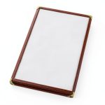 Winco Menu Cover Double Stitched Edging Professional-0