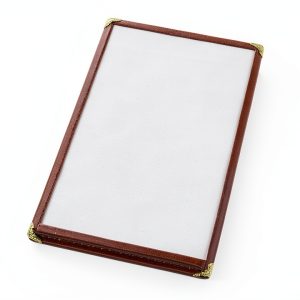 Winco Menu Cover Double Stitched Edging Professional-0