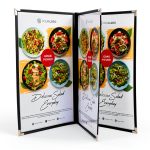 Asgard Menu Covers Triple Page Legal Size Vinyl Restaurant-0