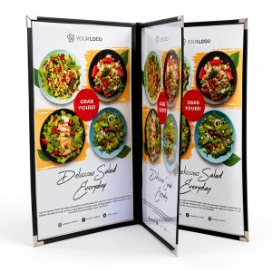 Asgard Menu Covers Triple Page Legal Size Vinyl Restaurant-0